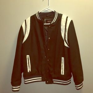Hunter Green Varsity Letterman Jacket